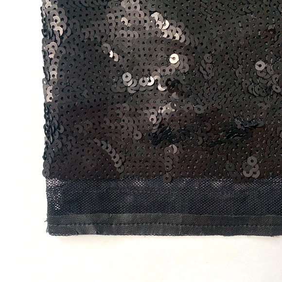 Elie Tahari black Alexis sequin skirt - Picture 4 of 4